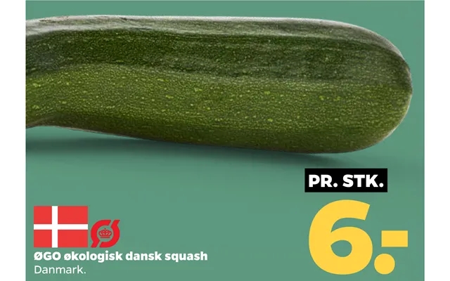 Øgo organic danish zucchini product image