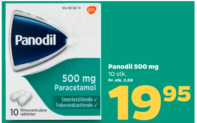 Panodil 500 Mg product image