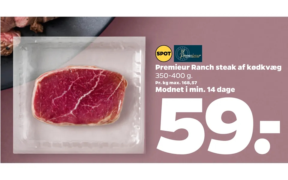 Premieur Ranch Steak Af Kødkvæg