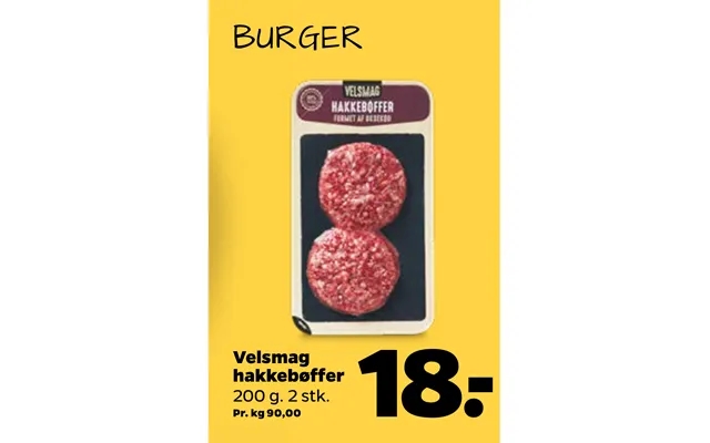 Palatability beefburgers product image