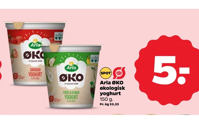 Arla eco organic yogurt product image