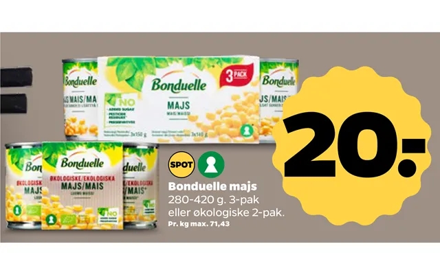 Bonduelle corn product image