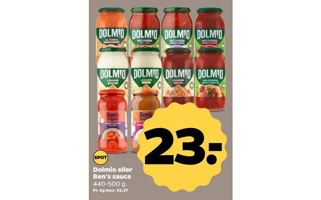 Dolmio or ben s sauce product image