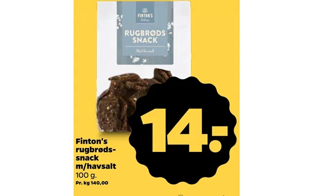 Finton s rugbrødssnack product image