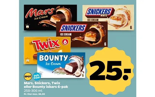 Mars, Snickers, Twix product image