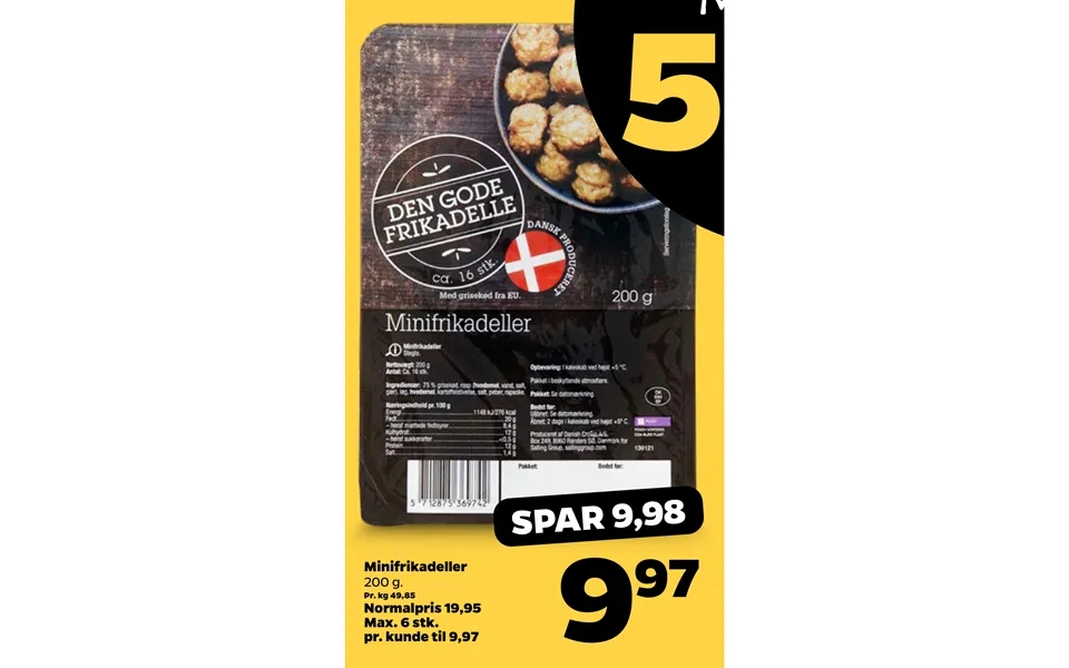 Minifrikadeller