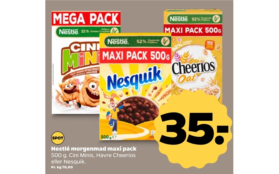 Nestle breakfast maxi pack