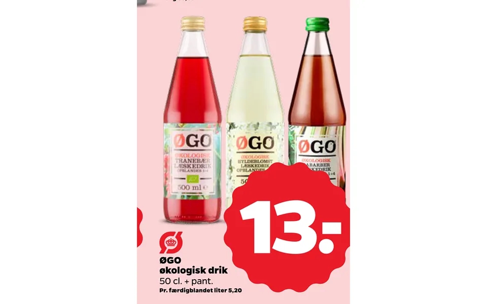 Øgo organic beverage