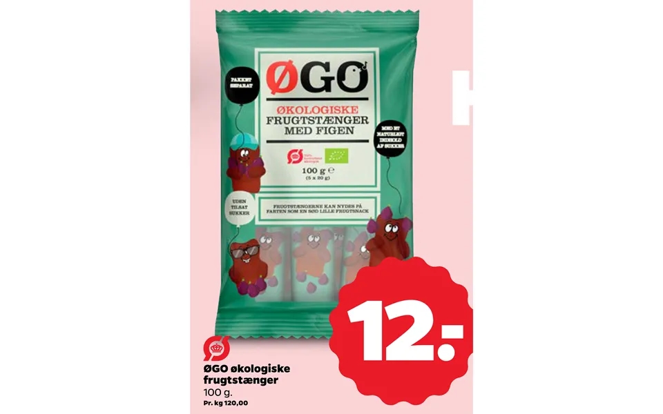 Øgo organic fruit bars