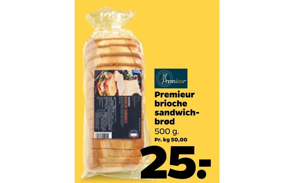 Premieur Brioche Sandwichbrød