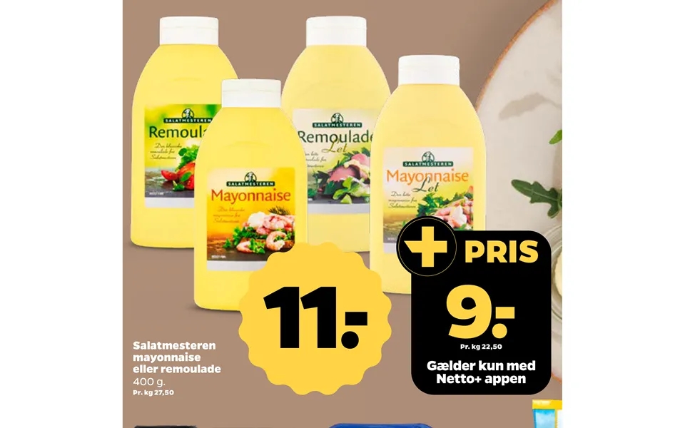 Salatmesteren Mayonnaise Eller Remoulade