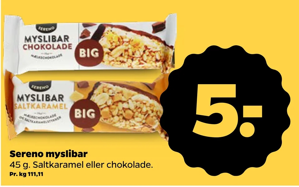 Sereno muesli bar