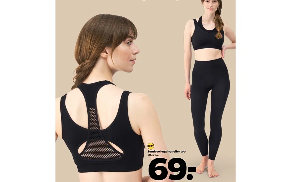 Sømløse Leggings Eller Top