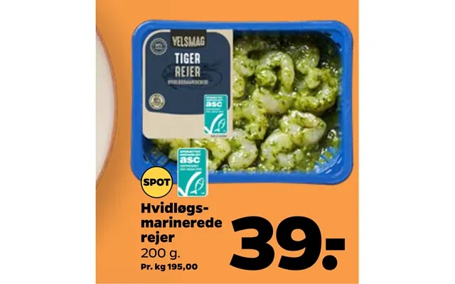 Hvidløgsmarinerede shrimp product image