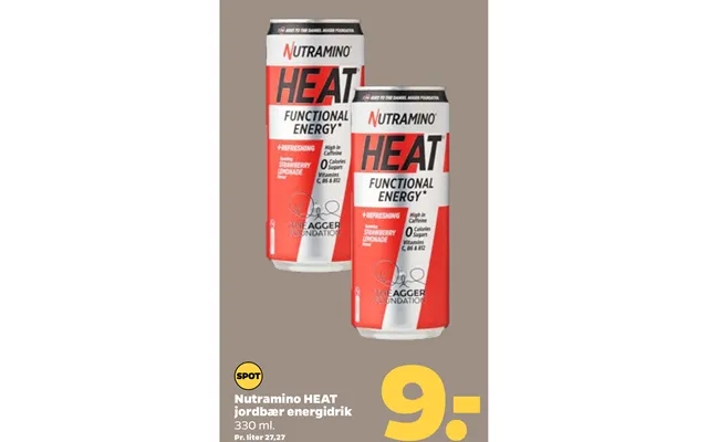 Nutramino Heat Jordbær Energidrik product image