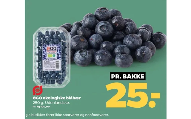 Øgo Økologiske Blåbær product image
