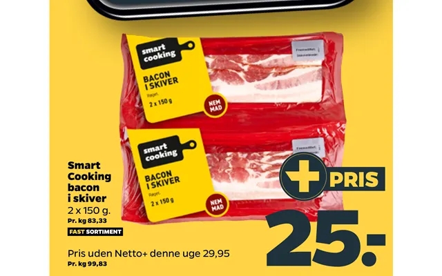 Smart cooking bacon in slices product image