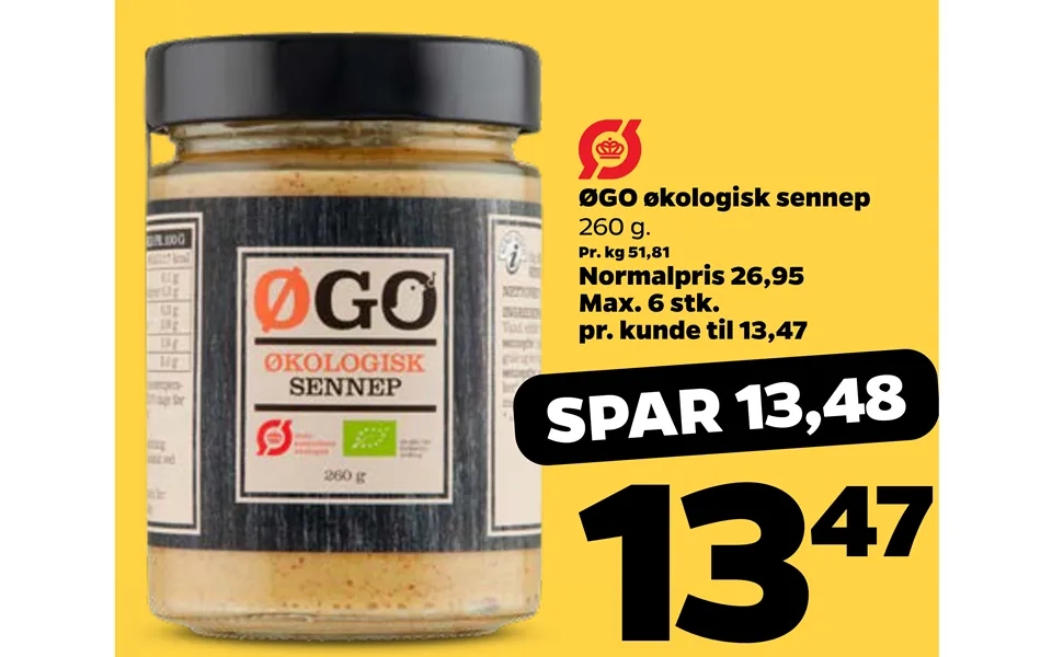 Øgo organic mustard