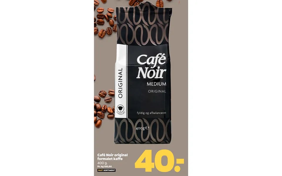 Café Noir Original Formalet Kaffe