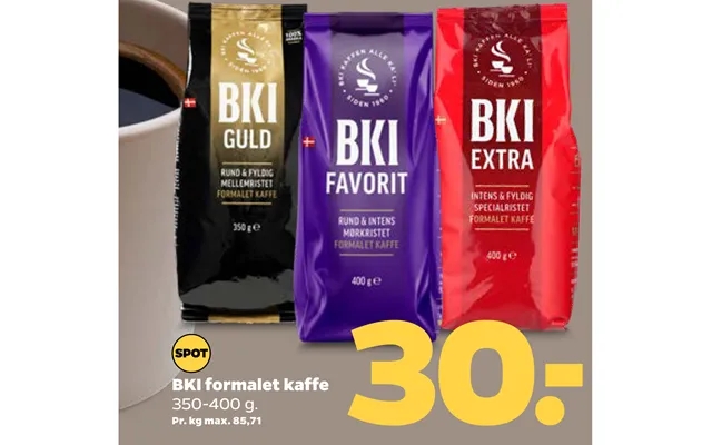 Bki Formalet Kaffe product image