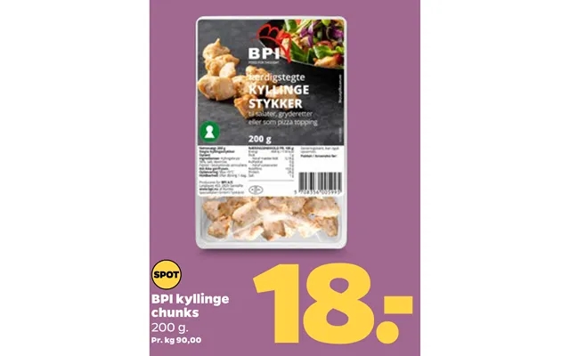 Bpi chicken chunks product image