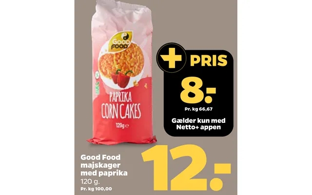 Good Food Majskager Med Paprika product image
