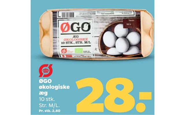 Øgo organic eggs product image