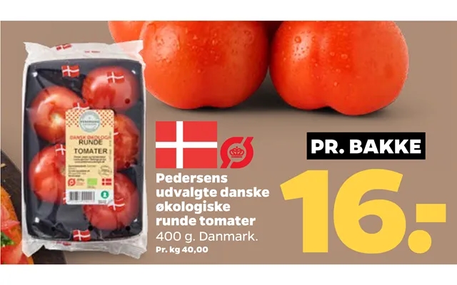 Pedersen selected danish organic round tomatoes product image