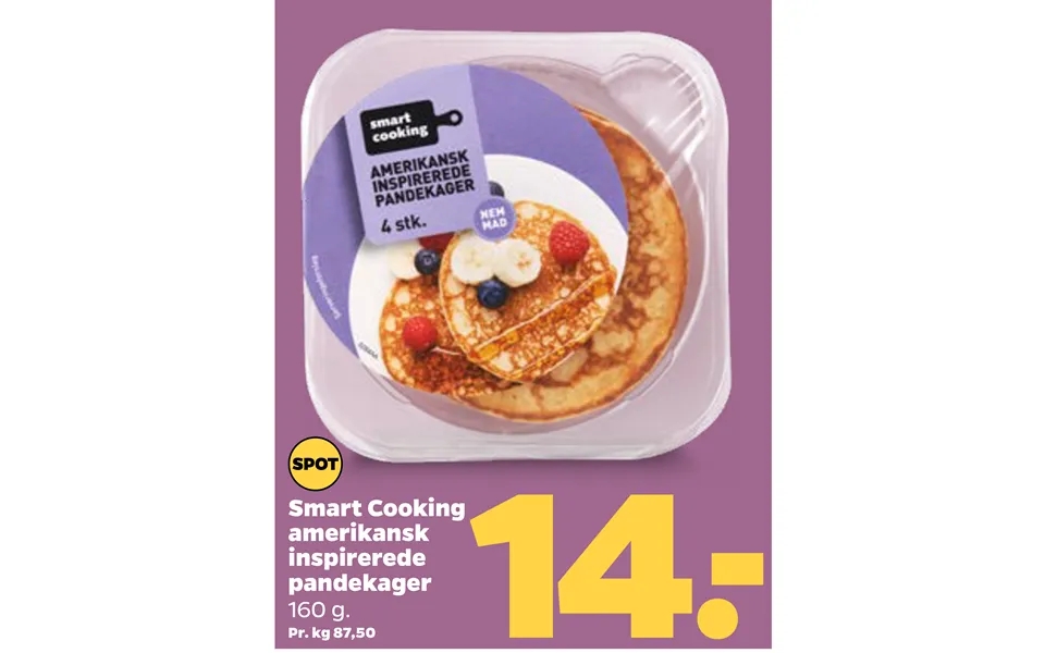 Smart cooking american inspired pancakes