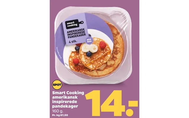 Smart cooking american inspired pancakes product image