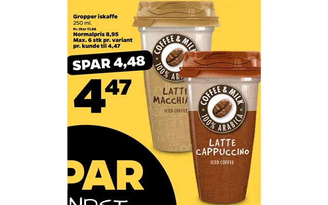 Gropper iced coffee product image