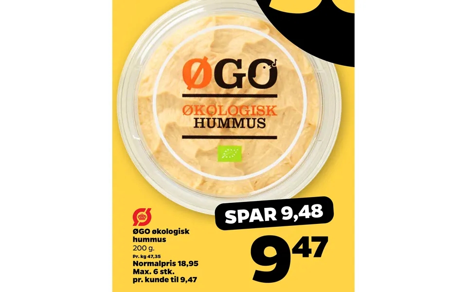 Øgo organic hummus