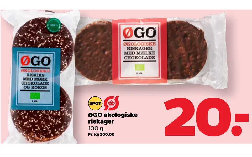 Øgo organic rice cakes