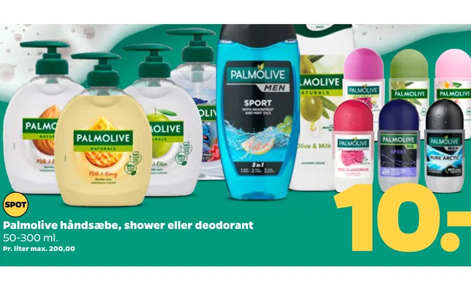 Palmolive Håndsæbe, Shower Eller Deodorant