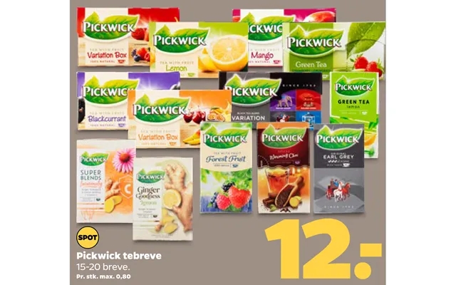 Pickwick tea bags product image