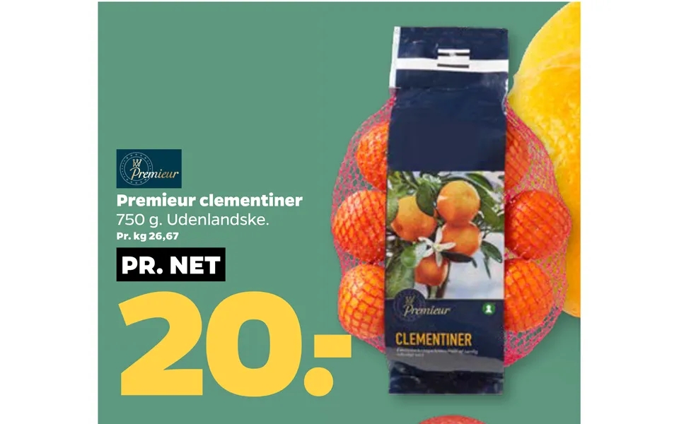 Premieur clementines