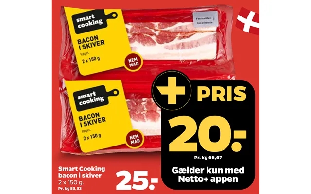 Smart cooking bacon in slices product image