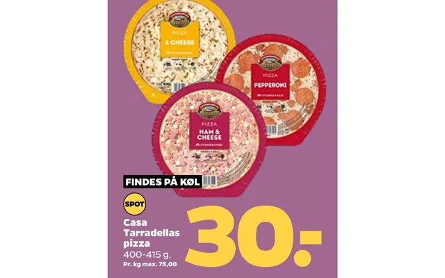 Findes På Køl Casa Tarradellas Pizza product image
