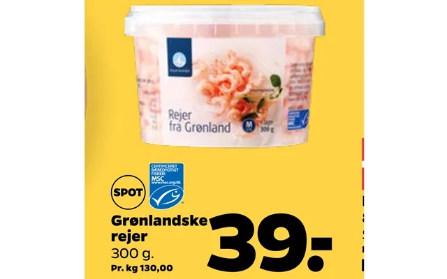 Greenlandic shrimp product image