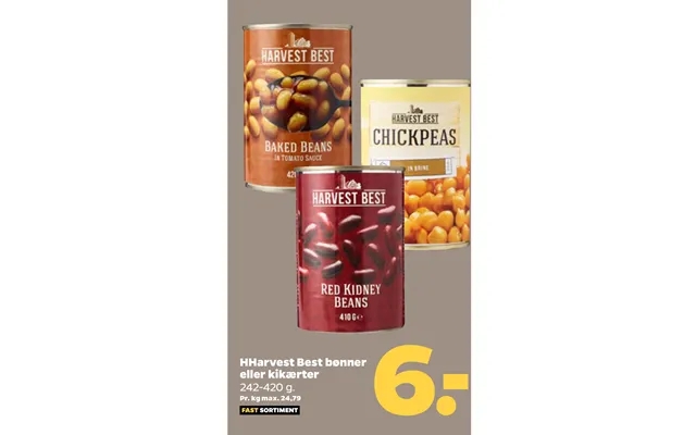 Hharvest best beans or chickpeas product image