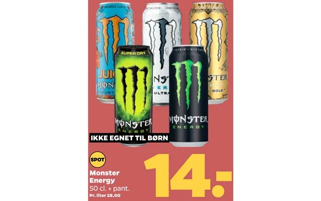 Ikke Egnet Til Børn Monster Energy product image