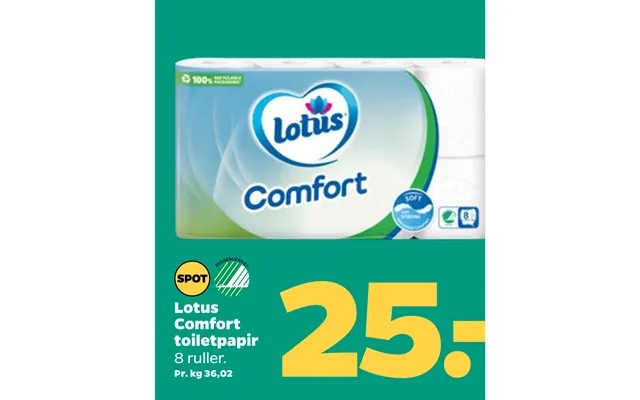 Lotus Comfort Toiletpapir product image