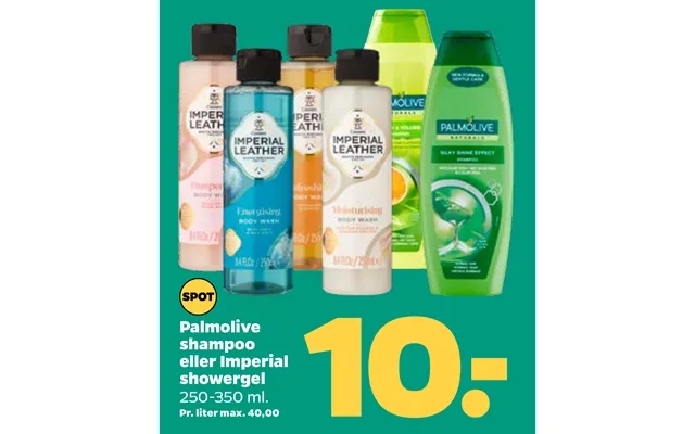 Palmolive shampoo or imperial shower gel product image