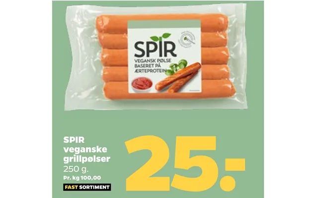 Spir Veganske Grillpølser product image