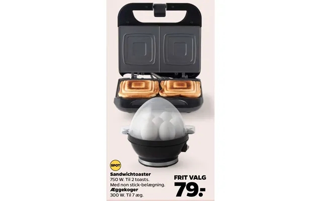 Sandwichmaker egg cooker product image