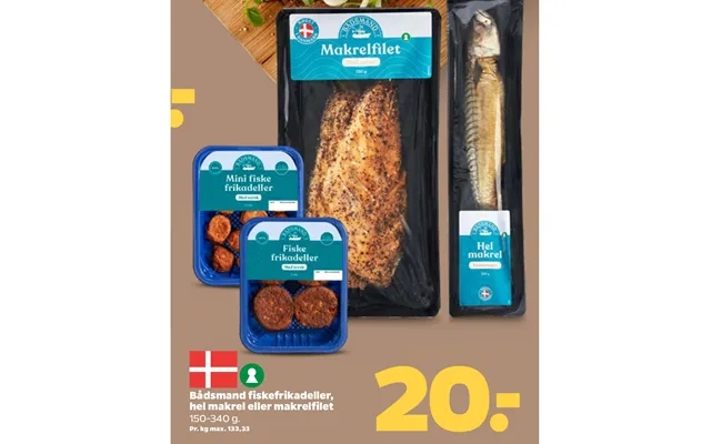 Boatswain fish cakes, product image