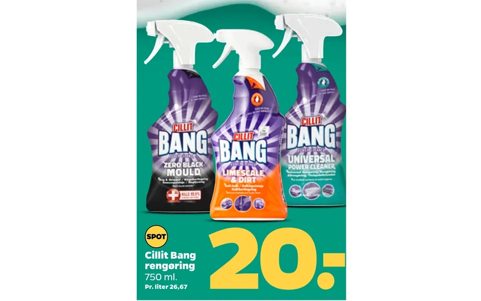 Cillit bang cleaning