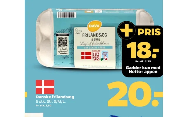 Danish frilandsæg product image