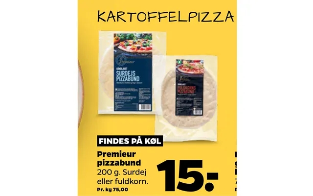 Available on keel premieur pizza base product image