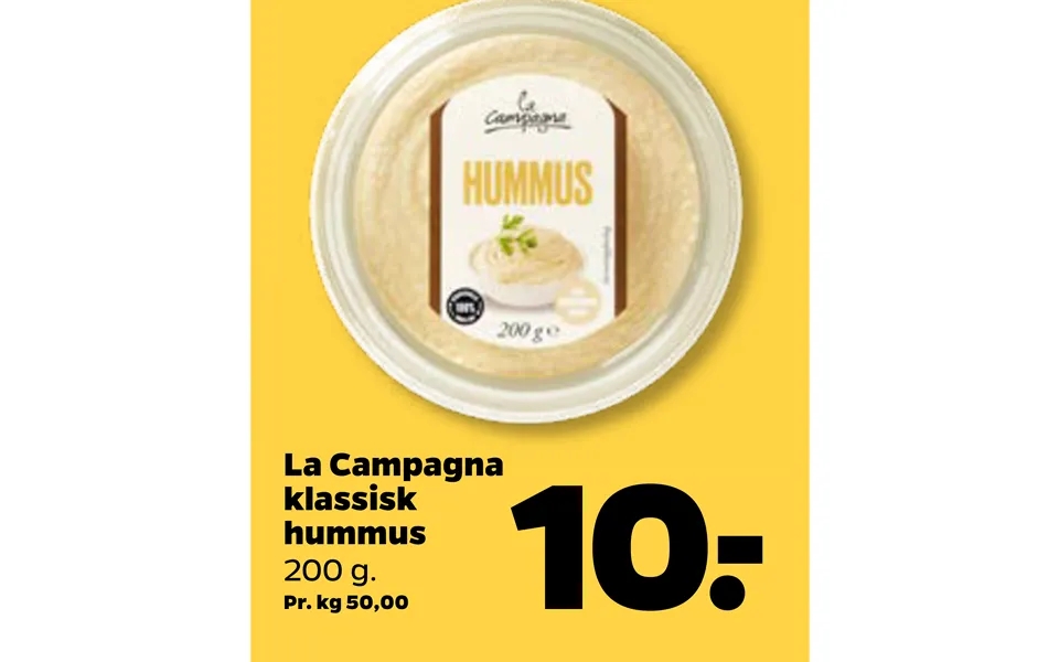 La Campagna Klassisk Hummus